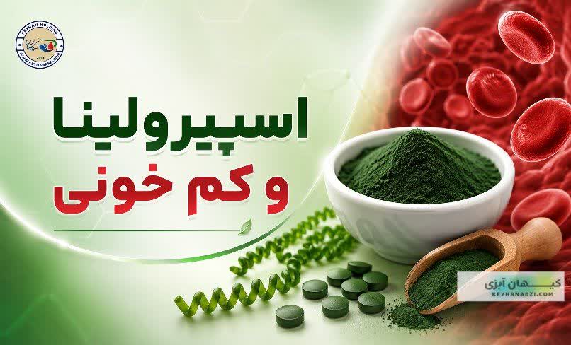 اسپیرولینا برای کم خونی مفید است ؟